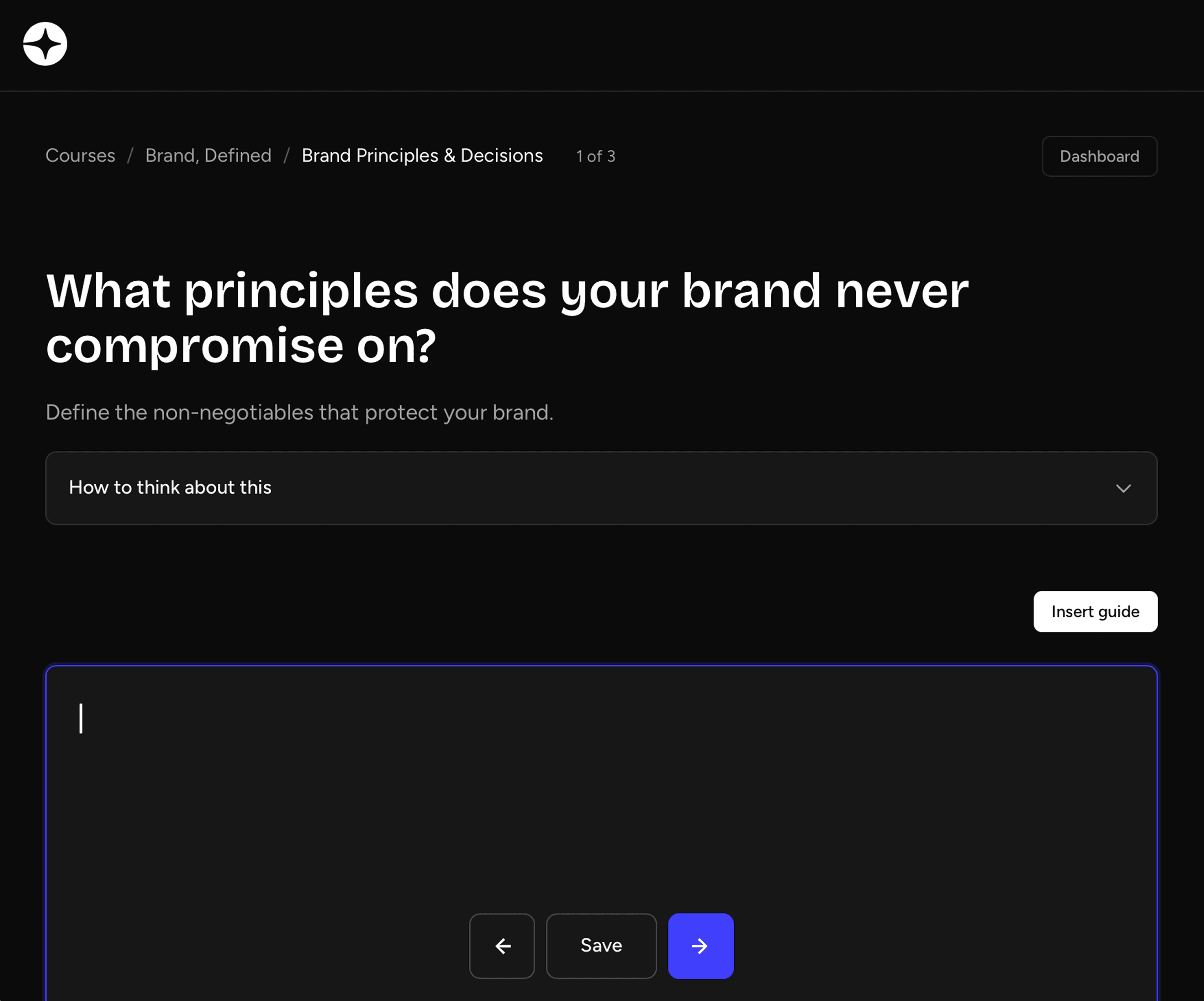 Product dashboard preview